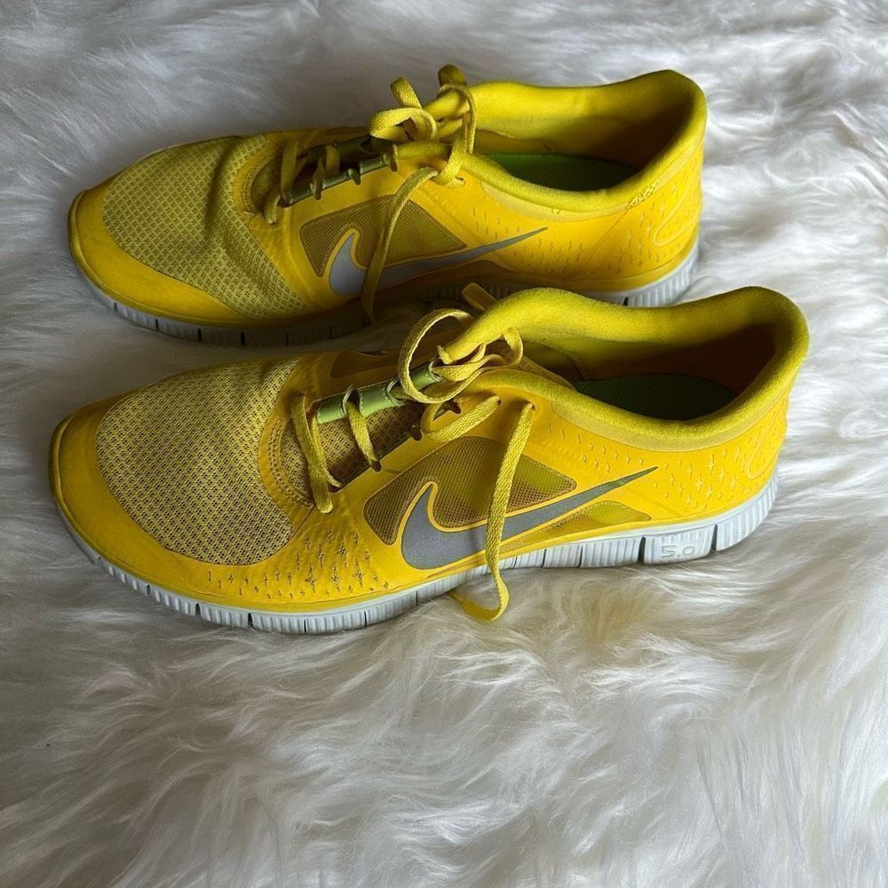 Nike free run 3 MENS bright yellow gymshoes